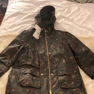 Barbour feather wood wax jacket